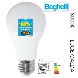 Acquista materiale elettrico e accessori online LAMPADA BEGHELLI SAVING LED  GOCCIA 40W E27 3000K 56863 LAMPADINA