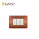 PLACCA 3P LEGNO CHIARO EASY COMPATIBILE MATIX ECSE9803LC