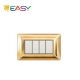 PLACCA 4P ORO EASY COMPATIBILE MATIX ECSE9804OR