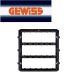 SUPPORTO 18P 6+6+6 GEWISS PLAYBUS GW32409