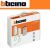 KIT AUDIO BIFAMILIARE BTICINO PULSANTIERA E CITOFONI SPRINT L2 366821