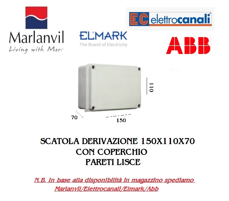 CASSETTA DERIVAZIONE 10X15 LISCIA